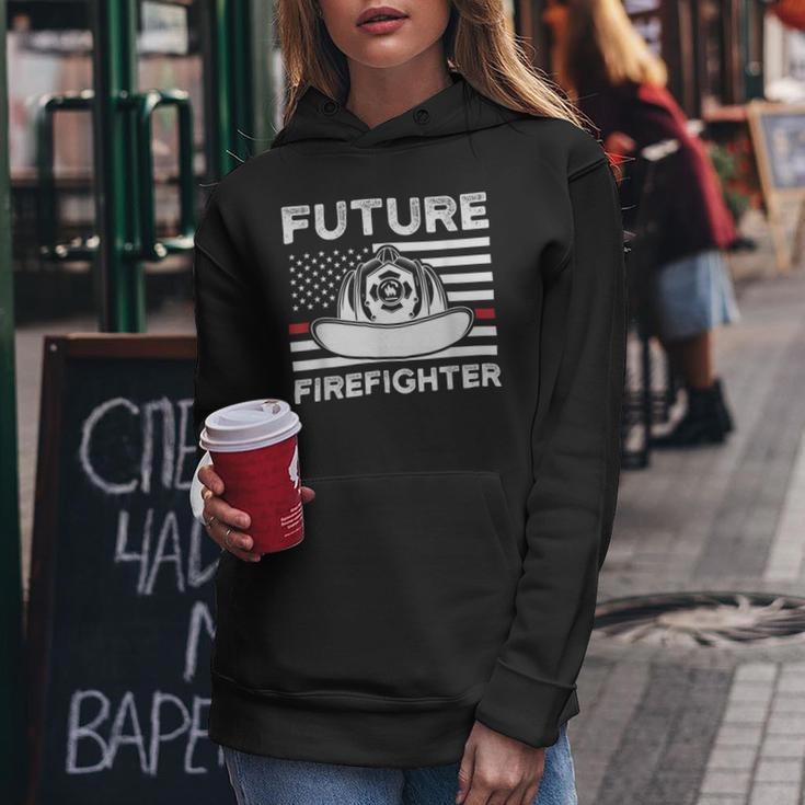 Firefighter Future Firefighter Fireman Clossing V2 Women Hoodie Funny Gifts