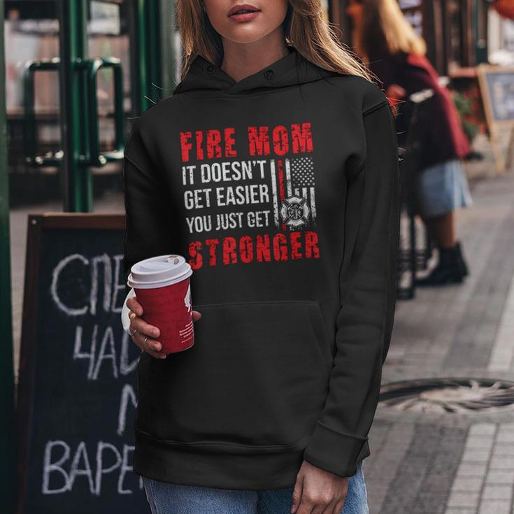 Firefighter Proud Firefighter Mom Fire Mom Of A Fireman Mother V2 Women Hoodie Funny Gifts