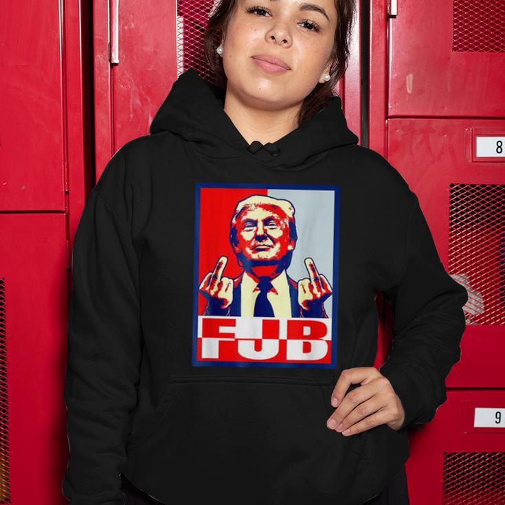 Fjb Trump Middle Finger Tshirt Women Hoodie Unique Gifts