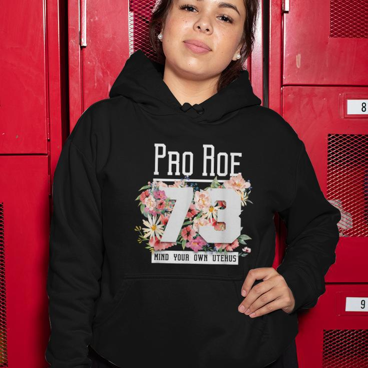Floral Pro Choice 1973 Womens Rights Pro Roe Protect Women Hoodie Unique Gifts