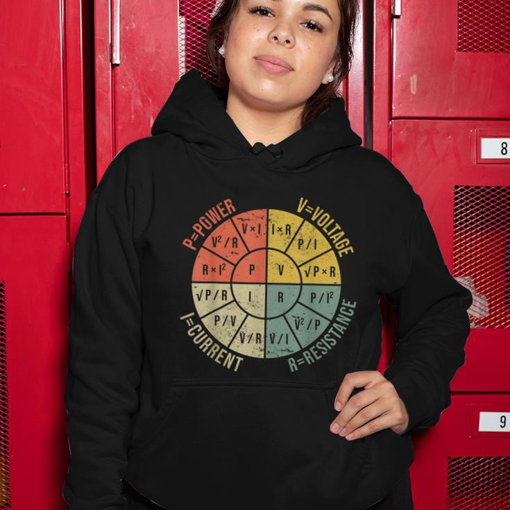 Formula Wheel Electrical Engineering Electricity Ohms Law Women Hoodie Unique Gifts