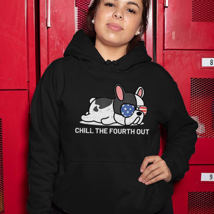 French Bulldog Funny 4Th Of July Gift For Frenchie Lover Women Hoodie Unique Gifts