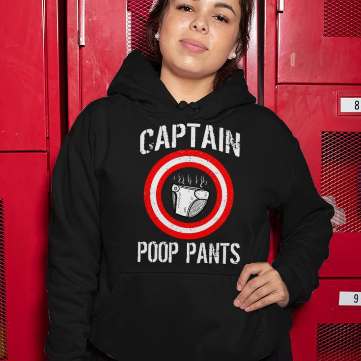 Funny Captain Poop Pants Tshirt Women Hoodie Unique Gifts