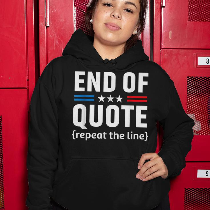 Funny Joe End Of Quote Repeat The Line V2 Women Hoodie Funny Gifts
