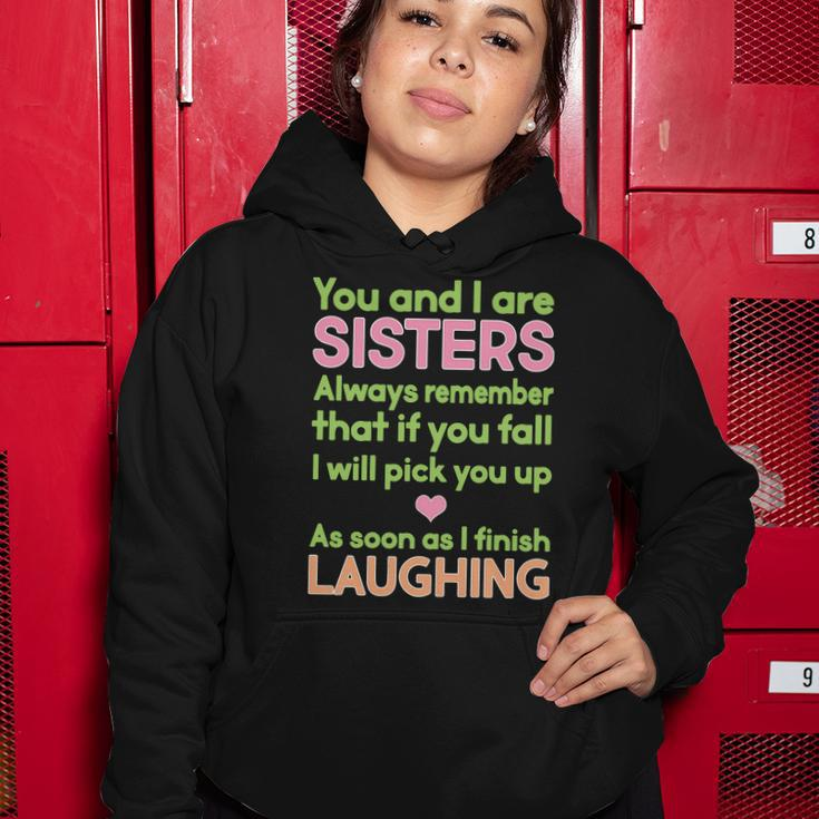 Funny Sisters Laughing Tshirt Women Hoodie Unique Gifts