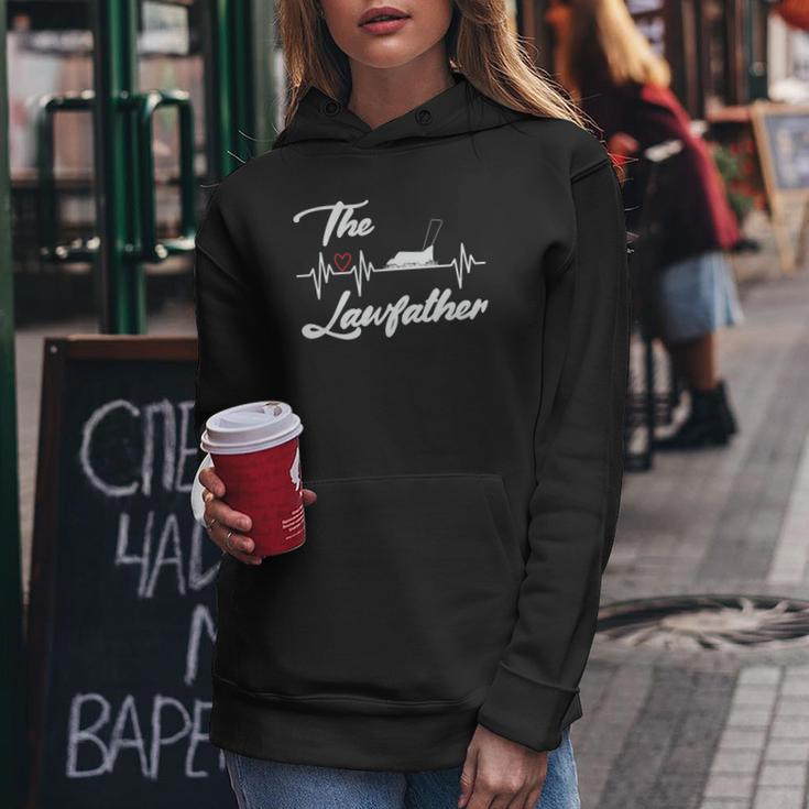 Gardening The Lawfather Landscape Idea Gift Women Hoodie Graphic Print Hooded Sweatshirt Funny Gifts
