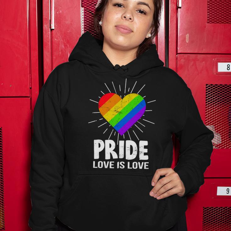 Gay Pride Love Is Love Lgbt Women Hoodie Unique Gifts