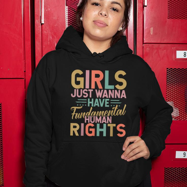 Girls Just Wanna Have Fundamental Human Rights V3 Women Hoodie Unique Gifts