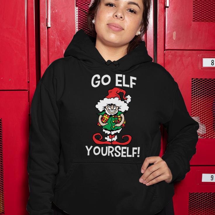 Go Elf Yourself Funny Christmas Tshirt Women Hoodie Unique Gifts