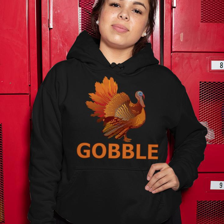 Gobble Turkey Thanksgiving Tshirt Women Hoodie Unique Gifts