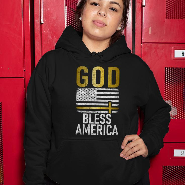 God Bless America Usa 4Th July Independence Gift Women Hoodie Unique Gifts