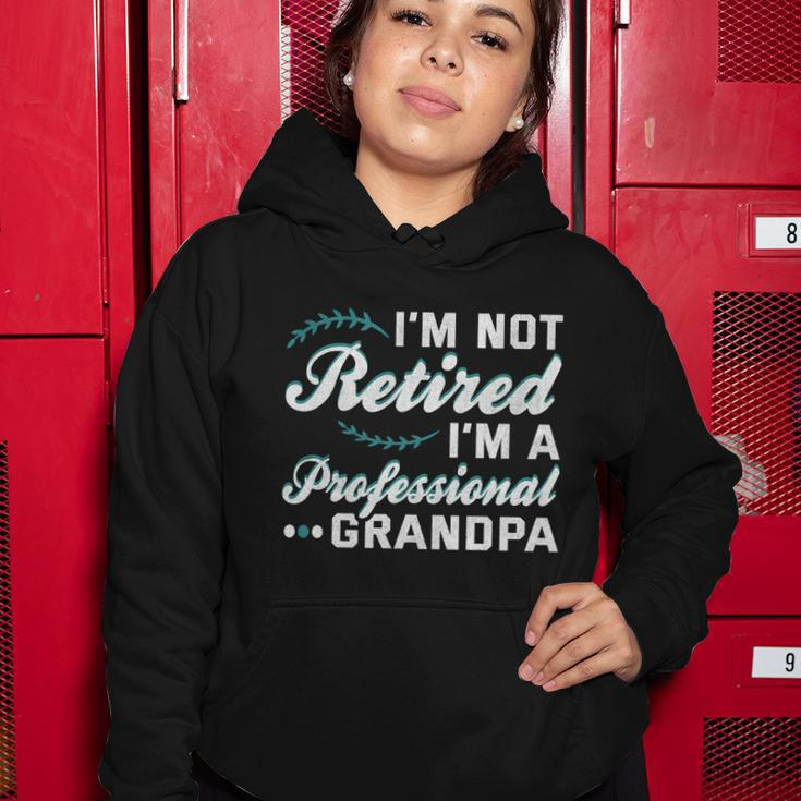 Grandpa Shirts Funny Fathers Day Retired Grandpa Long Sleeve Women Hoodie Personalized Gifts