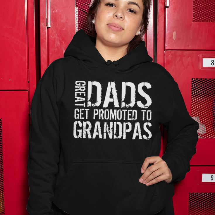 Great Dads Get Promoted To Grandpas Tshirt Women Hoodie Unique Gifts