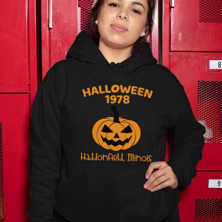 Halloween 1978 Haddonfield Illinois Halloween Quote Women Hoodie Unique Gifts