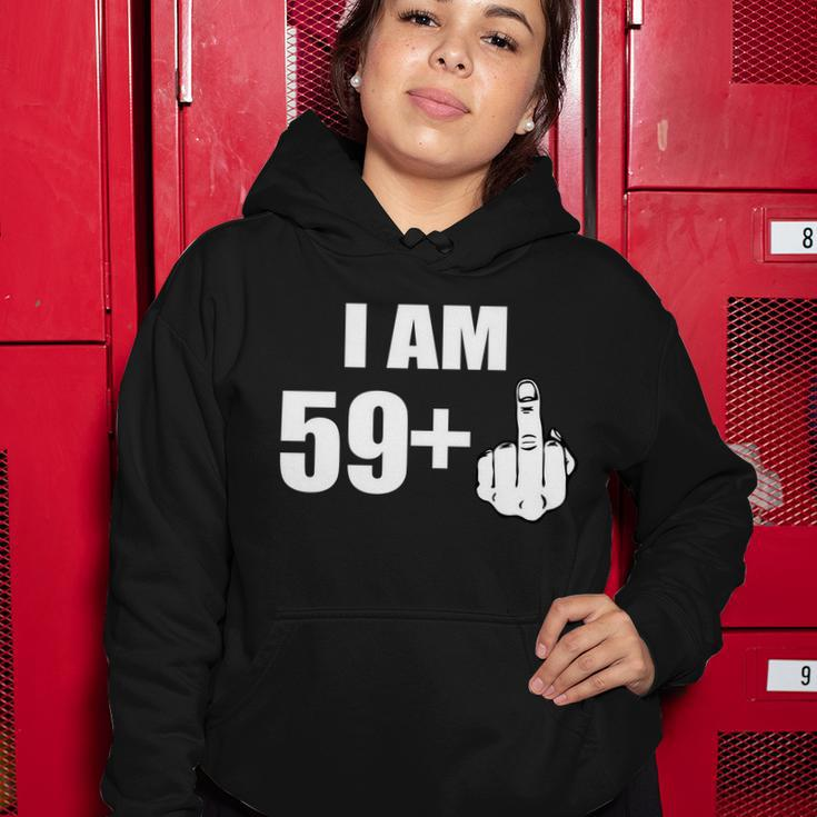 I Am 60 Middle Finger 60Th Birthday Gift Tshirt Women Hoodie Unique Gifts