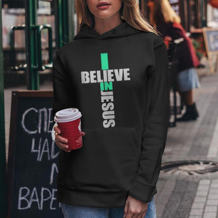 I Believe In Jesus - Cross Christianity Christian Faith Gift Women Hoodie Personalized Gifts