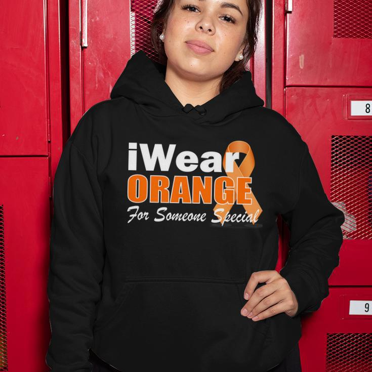 I Wear Orange For Someone I Love Leukemia Tshirt Women Hoodie Unique Gifts