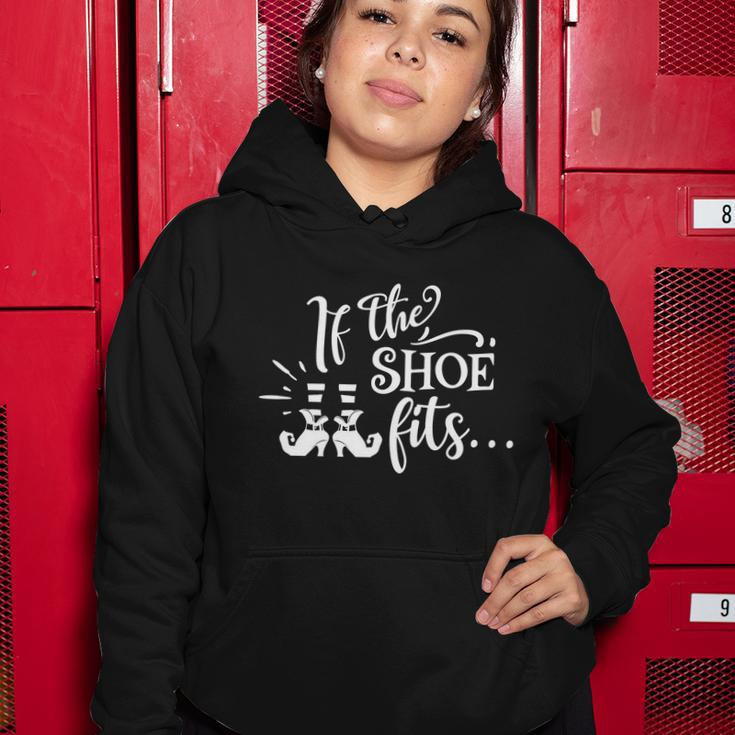 If The Shoe Fits Funny Halloween Quote Women Hoodie Unique Gifts
