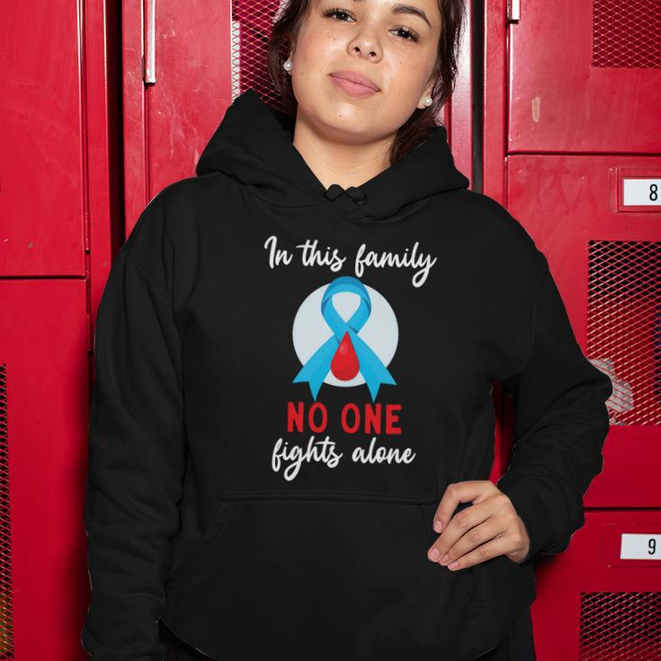 In This Family No One Fight Alone Diabetes Gift Women Hoodie Unique Gifts