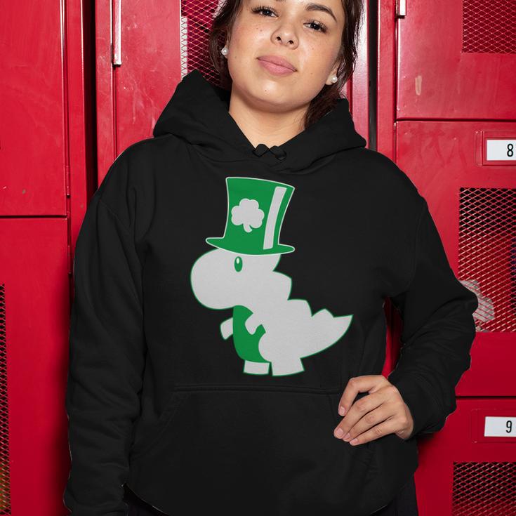 Irish T-Rex Dinosaur Clover Cute St Patricks Day Tshirt Women Hoodie Unique Gifts