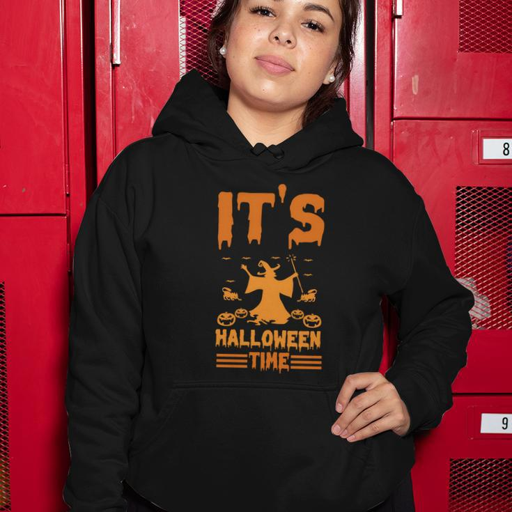 Its Halloween Time Witch Halloween Quote Women Hoodie Unique Gifts