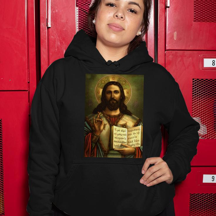 Jesus Christ Religious Photo Women Hoodie Unique Gifts