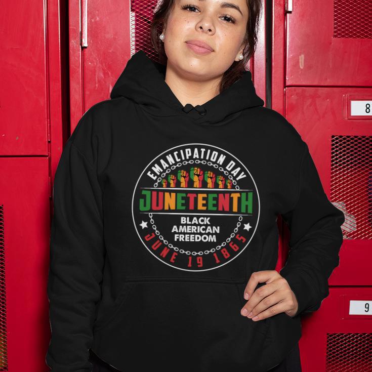 Juneteenth Emancipation Day Vintage Cool Melanin Black Pride Gift V4 Women Hoodie Unique Gifts