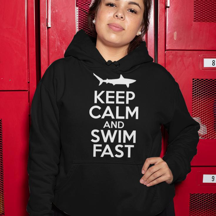 Keep Calm And Swim Fast Women Hoodie Unique Gifts