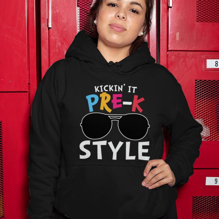 Kickin It Prek Sunglass Style Back To School Women Hoodie Unique Gifts