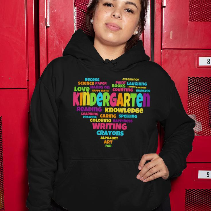 Kindergarten Word Marks Heart Tshirt Women Hoodie Unique Gifts