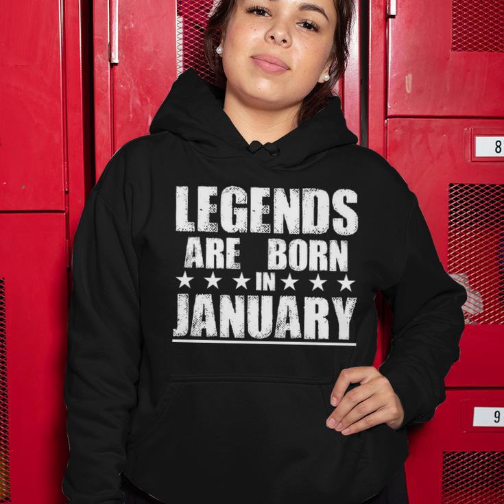 Legends Are Born In January Birthday Tshirt Women Hoodie Unique Gifts