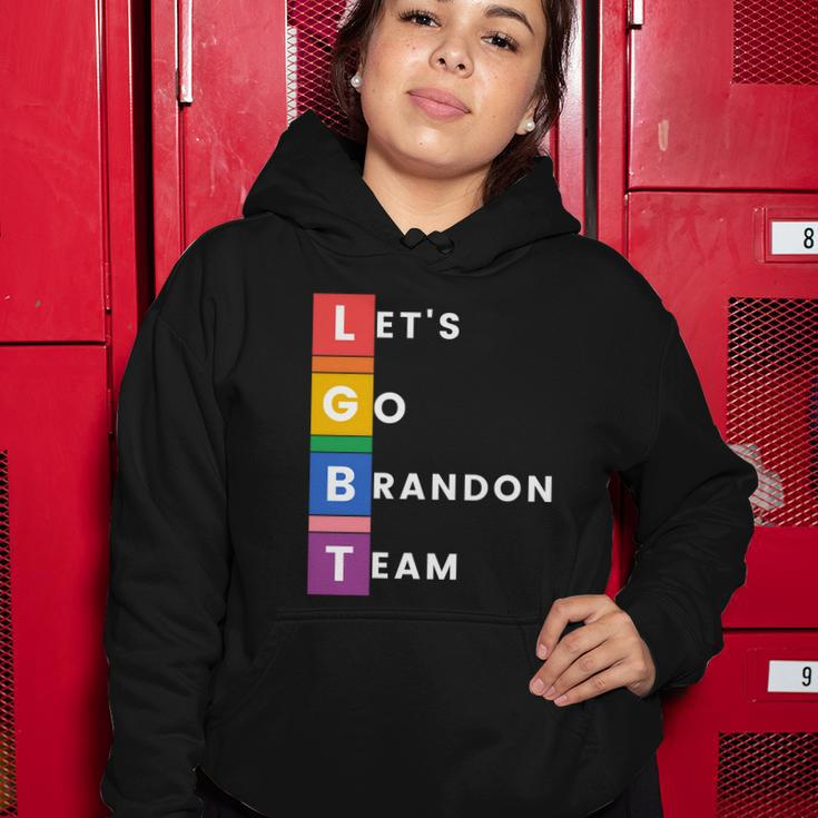 Lgbt Lets Go Brandon Team Funny Women Hoodie Unique Gifts
