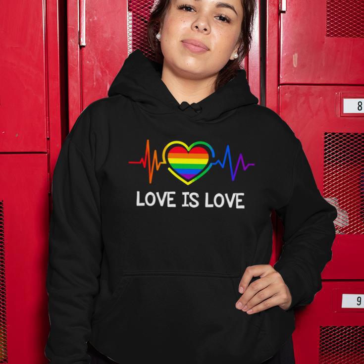 Love Is Love Gay Pride Women Hoodie Unique Gifts