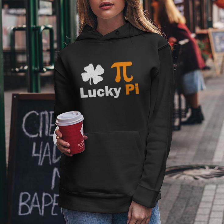 Lucky Pi St Patricks Day Clover T-Shirt Graphic Design Printed Casual Daily Basic Women Hoodie Personalized Gifts