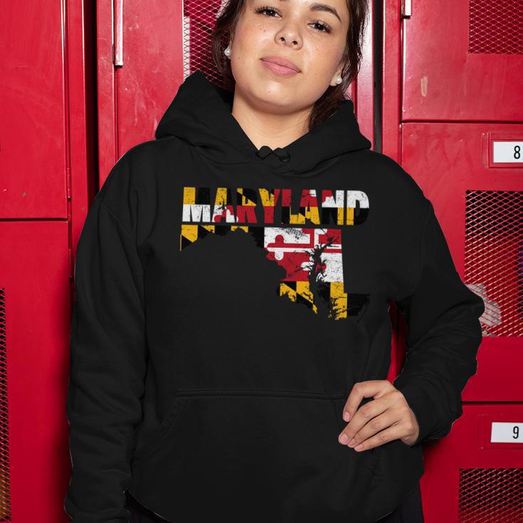 Maryland State Flag Women Hoodie Unique Gifts