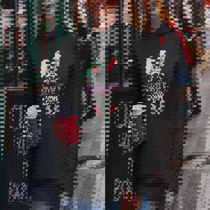 Matching Family Easter Party Graphic Im The Naughty Bunny Women Hoodie Graphic Print Hooded Sweatshirt Personalized Gifts