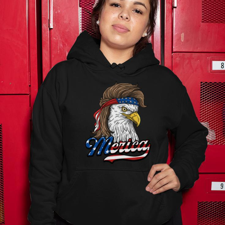Merica Cute Gift Patriotic Usa Eagle Of Freedom Cute Gift 4Th Of July Gift Women Hoodie Unique Gifts