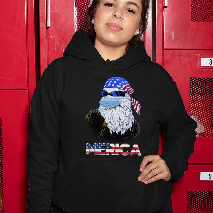 Merica Eagle Mullet 4Th Of July American Flag Vintage 2021 Great Gift Women Hoodie Unique Gifts