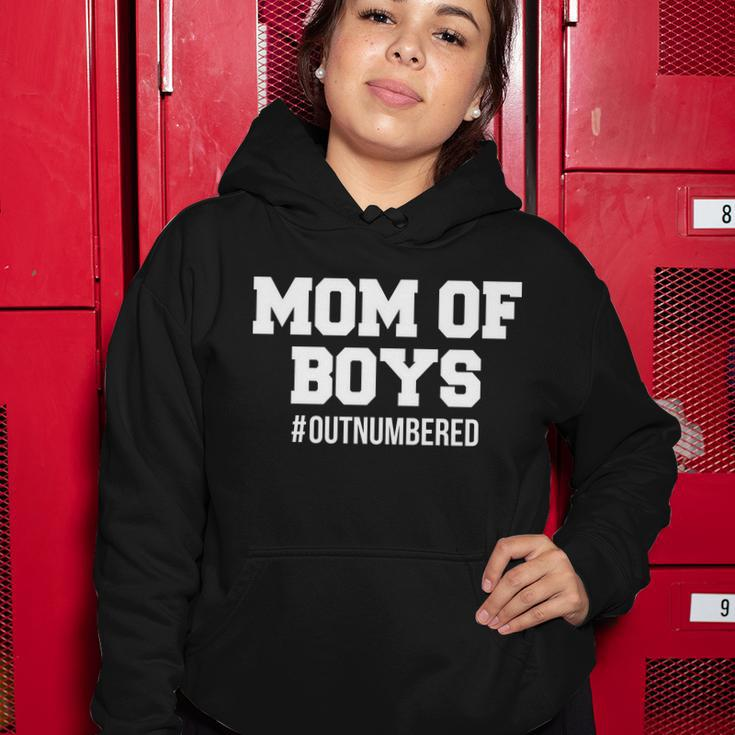 Mom Of Boys Hashtag Out Numbered Tshirt Women Hoodie Unique Gifts