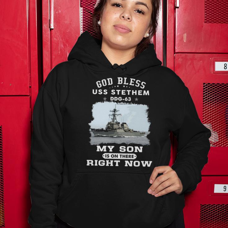 My Son Is On Uss Stethem Ddg Women Hoodie Unique Gifts