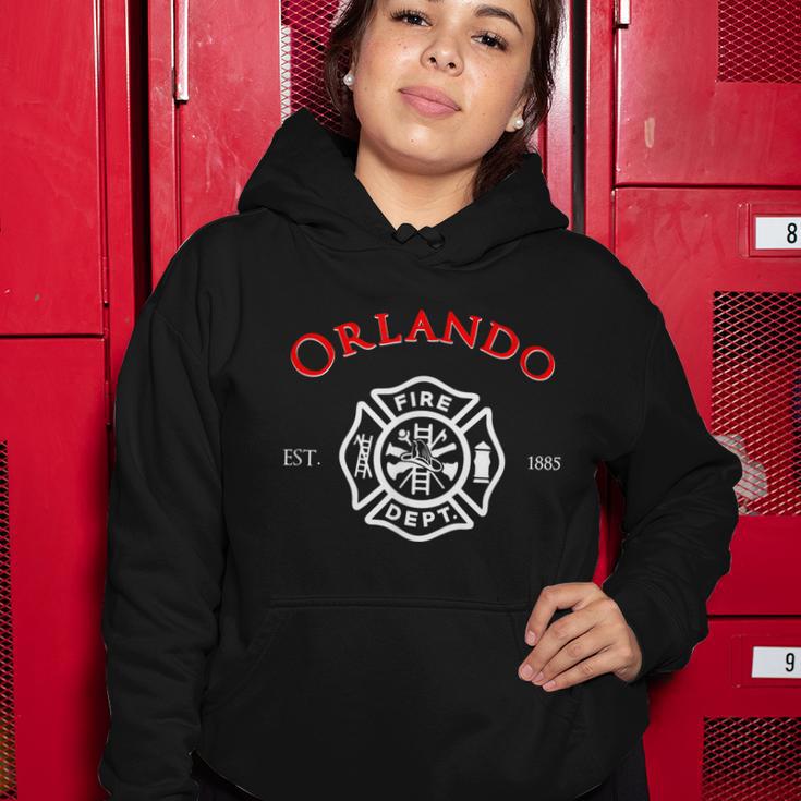 Orlando Florida Fire Rescue Department Firefighter Duty Women Hoodie Unique Gifts