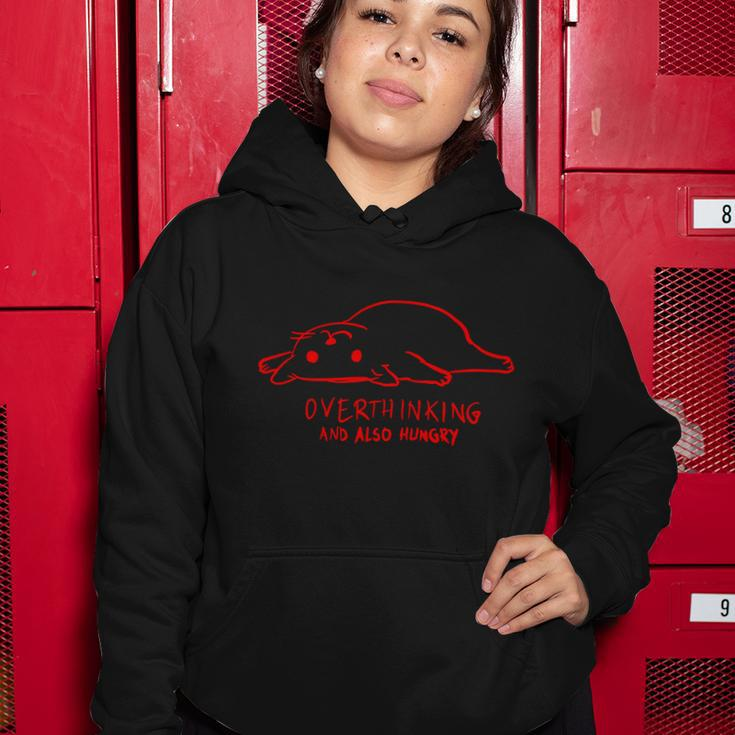 Over Thinking And Also Hungry Women Hoodie Unique Gifts