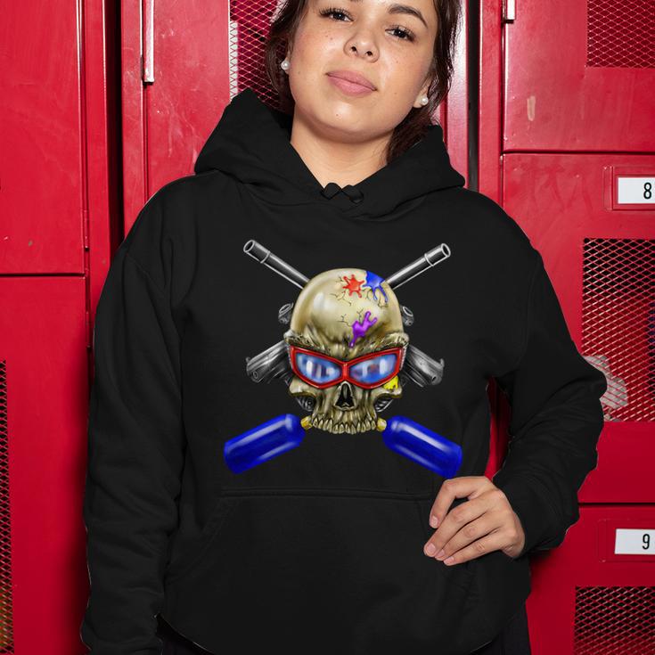 Paintball Skull Women Hoodie Unique Gifts