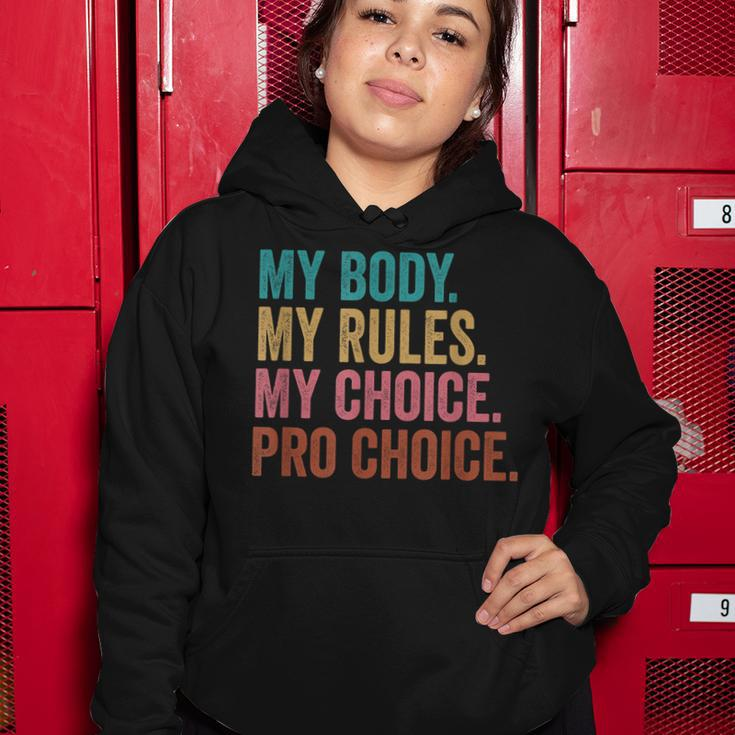 Pro Choice Feminist Rights - Pro Choice Human Rights Women Hoodie Funny Gifts