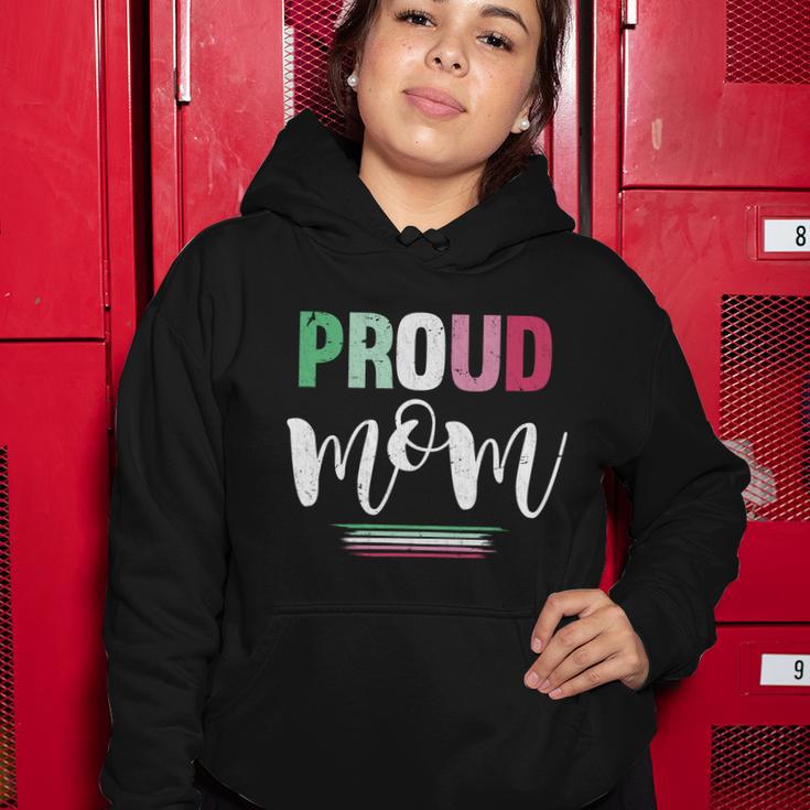 Proud Mom Abrosexual Flag Lgbtq Mothers Day Abrosexual Gift Women Hoodie Unique Gifts