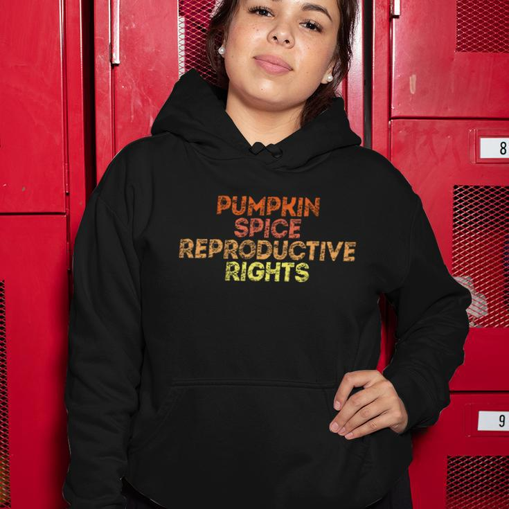 Pumpkin Spice And Reproductive Rights Cool Gift V3 Women Hoodie Unique Gifts
