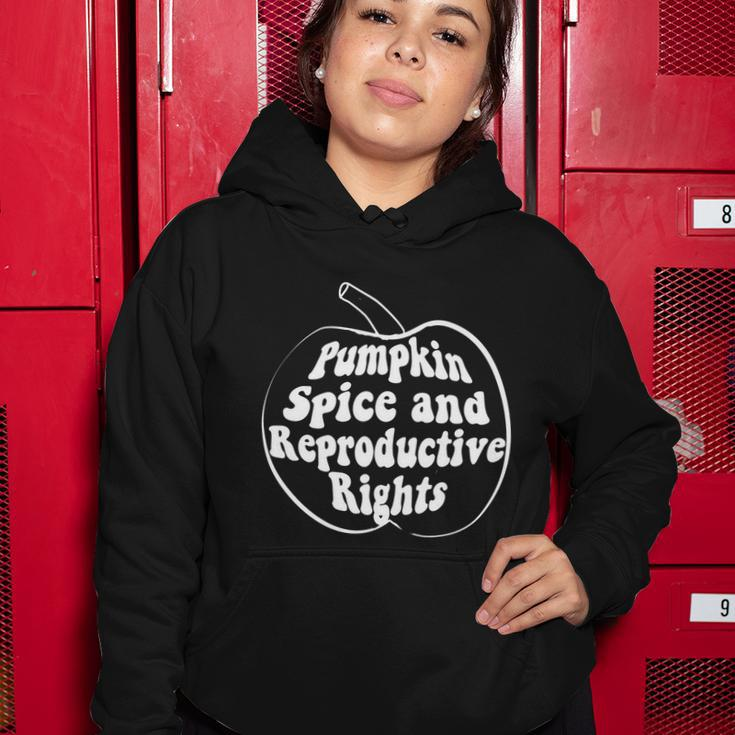 Pumpkin Spice And Reproductive Rights Fall Feminist Choice Gift V6 Women Hoodie Unique Gifts