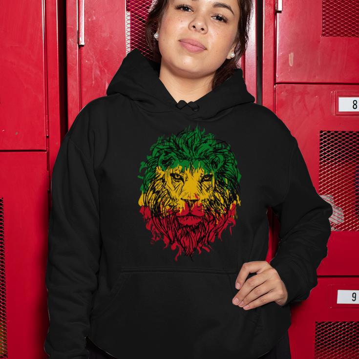 Rasta Theme With Lion Head Tshirt Women Hoodie Unique Gifts