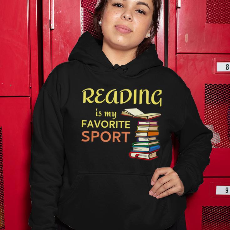 Reading Is My Favorite Sport A Cute And Funny Gift For Bookworm Book Lovers Book Women Hoodie Unique Gifts