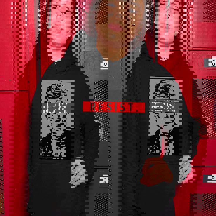 Resist President Donald Trump Anti Trump The Resistance Women Hoodie Personalized Gifts